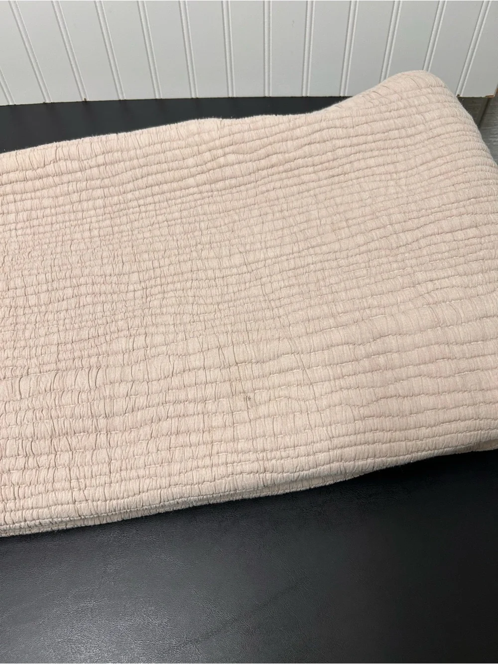 Pottery Barn Coastal Washed Quilt blush